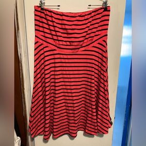 Tube Top Stripe Dress